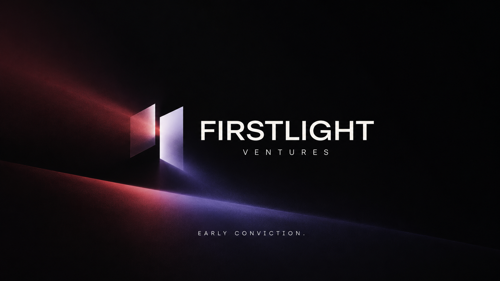 FIRSTLIGHT — Early conviction — brand identity